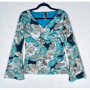 Vintage Y2K Manzana Tank Top Womens S Bell Sleeve Fairycore Cottage Boho